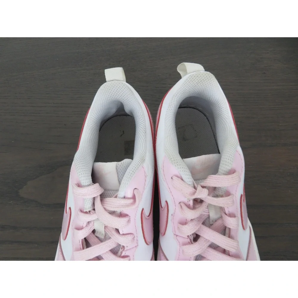 Nike Court Borough Low 2 Shoes Youth 7Y Girls Walking Sneakers Kids DQ0492-100